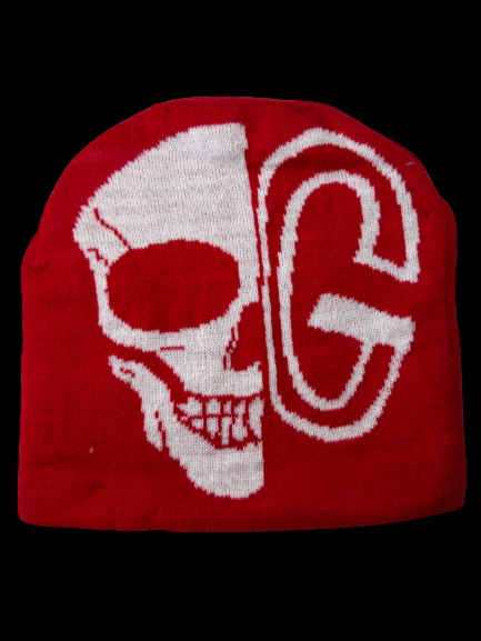 Red & White Beanie