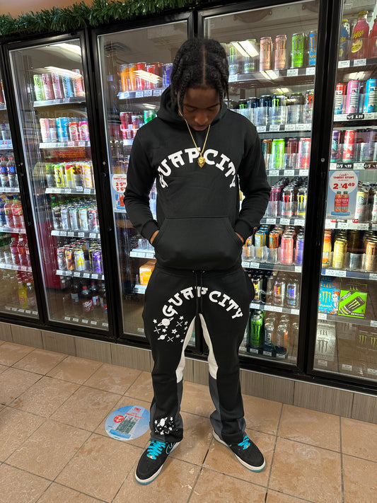 Black Track Hoodie